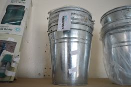 *6x Galvanised Buckets
