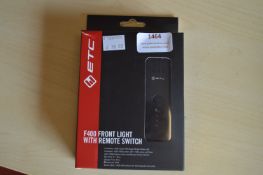 *ETC F400 Front Light with Remote Switch