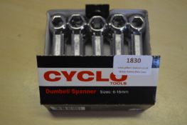 *Box of Dumbbell Spanners