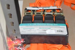 *Kingfisher 15ft 4pk Ratchet Strap Sets