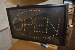 *Illuminated Open Sign