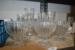 *Quantity of Sundae Dishes, Water Jugs, etc.