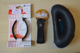 *Set of Bike Clips, Lightweight Tyre Levers, and a Endura Glasses Case