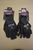 *2x Pair of Muc-Off Mechanics Gloves Size: S and M