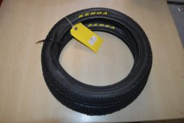 *Pair of Kenda 14x1.25 Tyres