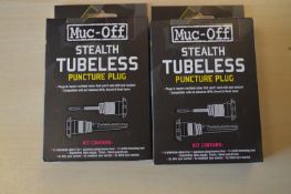 *2x Muc-Off Stealth Tubeless Puncture Plug Kits