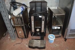 *Macco Coffee Machine with Water Softener and Coffee Stencils, etc.