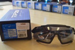 *Tifosi Aethon Matt Black Interchangeable Cycling Glasses with Case and 2 Lenses