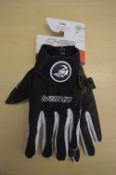 *Chiba ThreeSixty Black & White Pro Cycling Gloves Size: L 9