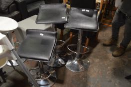 *Three Gas-Lift Barstools