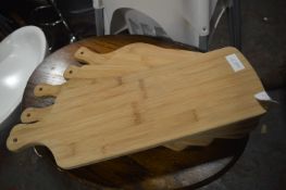 *Six Wooden Serving Platters