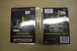 *2x Fasi Reflective “Sam Browne” Belts
