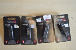 *4x One23 USB Rechargeable Mini Head Lights