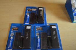 *3x Giant Tyre Plugs Kits