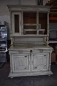 Antique Style Shabby Chic Display Wall Unit (requires attention)