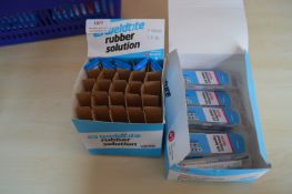 *Box of Weldtite Airtite Puncture Repair Kits and a Box of Rubber Solution