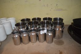 *Quantity of Mini Stainless Steel Milk Urns