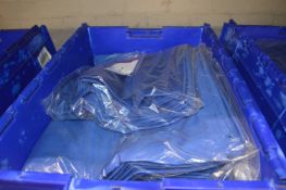 *Quantity of Blue Tablecloths (crate not included)