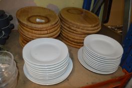 *Quantity of Wooden Serving Platters and Side Dishes