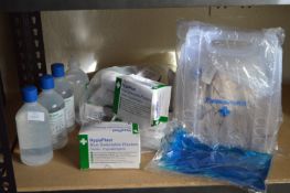 *Quantity of First Aid Equipment, Eye Wash Kit, Plasters, etc.