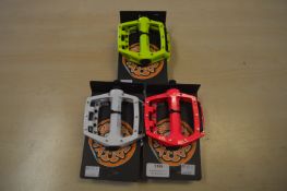 *Three Pairs of Fatties Flatties Pedals