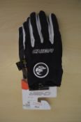 *Chiba ThreeSixty Pro Black & White Cycling Gloves Size: M