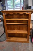 *Wooden Open Front Bookcase