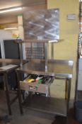 *Stainless Steel Preparation Table and a Lincat Shelf