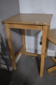 *Square Wooden Poser Table