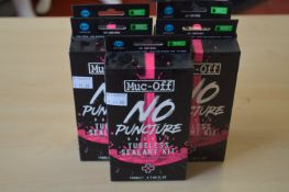 *5x 140ml of Muc-Off No Puncture Hassle Tubeless Sealant Kit