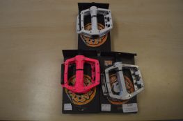 *Three Pairs of Fatties Flatties Pedals