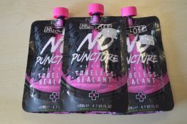 *3x 140ml of Muc-Off No Puncture Tubeless Sealant