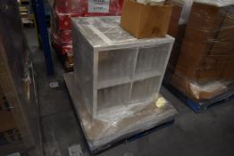 *Two Sets of Ikea Style Melamine Shelving