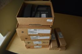 *Five New Siemens Open Stage 15T Telephone with Wall Brackets (located in the office above the