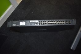 *TP Link TL-SG3424P Manage PE Switch (located in main office, across the road)