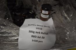 *~1428 Jars of Butler’s Grove 300g Jerk Relish BBD: July 2020