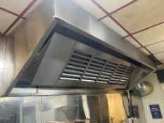 * 3m extraction canopy (buyer to remove)