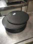 * 9 x slate effect cake plates