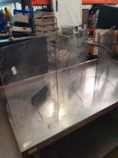 * 3 x perspex screens