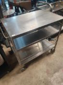 * S/S trolly on castors