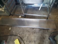 * S/S shelf - 2000w x 290d