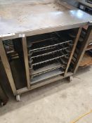 * S/S applience stand - ideal for oven,etc. with racking under. 880w x 860d x 920h