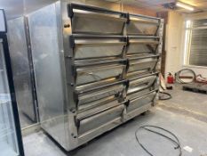 * 10 deck Bakewell commercial bakery oven3 phase 2m x 1m