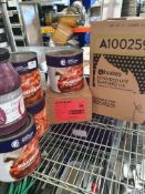 * selection of food items