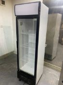 * upright fridge - glass door