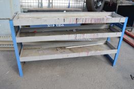 Adjustable Three Tier Metal Shelf Unit 5'2