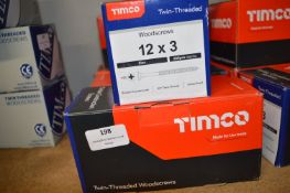 *Five Boxes of Twin Threaded Wood Screws