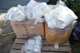 Two Boxes of 110mm Single Drain Sockets