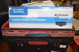 *Laser Toner and Printer Ink (crate not included)