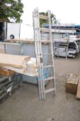 *Mac Allister Double Extending Seven Rung Ladder